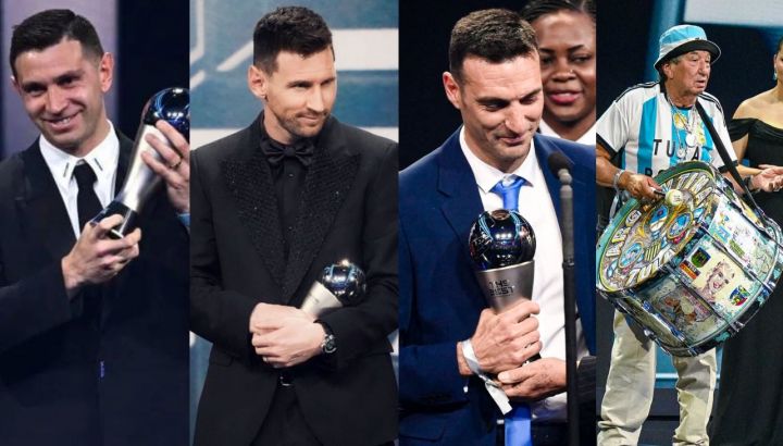 Argentina es el The Best: se quedó con todos los premios de la FIFA