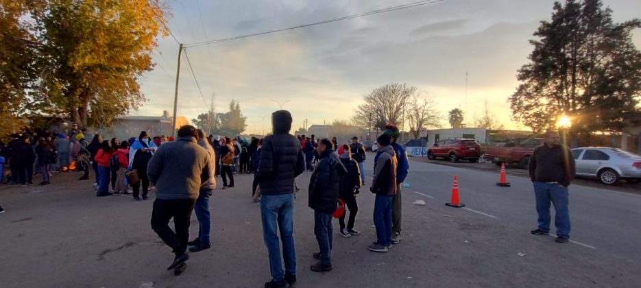 Segunda jornada de protesta en la escuela Agrotécnica Sarmiento