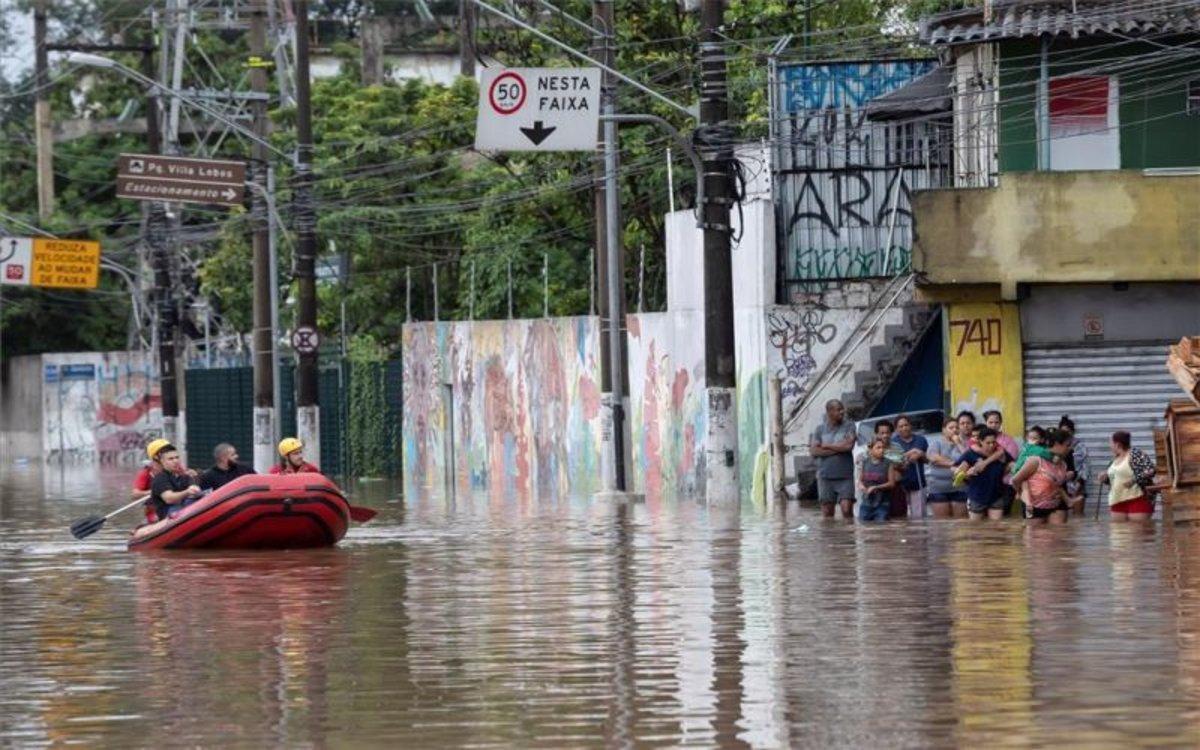 En Brasil ya son 40 los muertos por las intensas lluvias