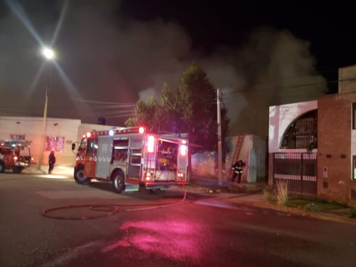 Jáchal: Se incendió parte de una vivienda y sus dueños sufrieron quemaduras