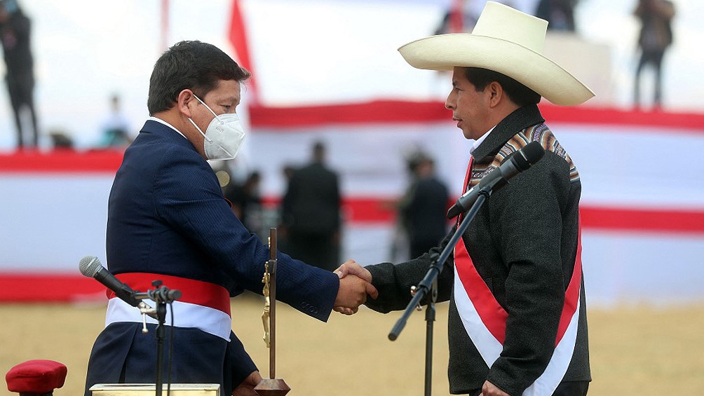 Asumió el primer Gabinete ministerial de Castillo