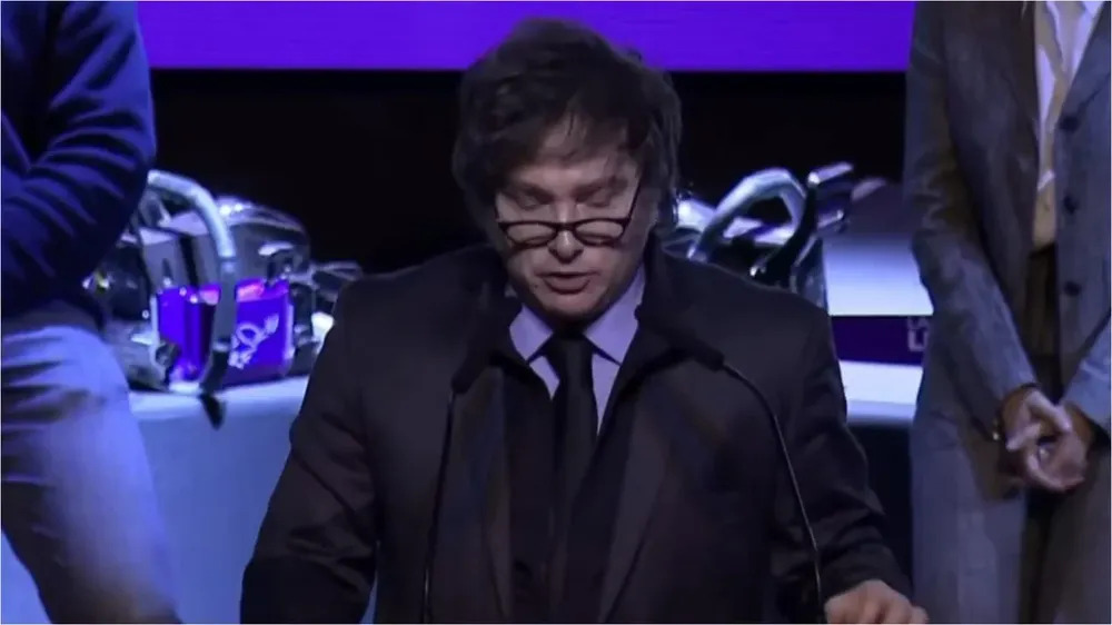 El acto fallido de Javier Milei: "Están molestos porque le estamos afanando los choreos"