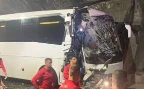 Grave accidente de la Selección de Bulgaria: chocó micro que transportaba a parte del equipo