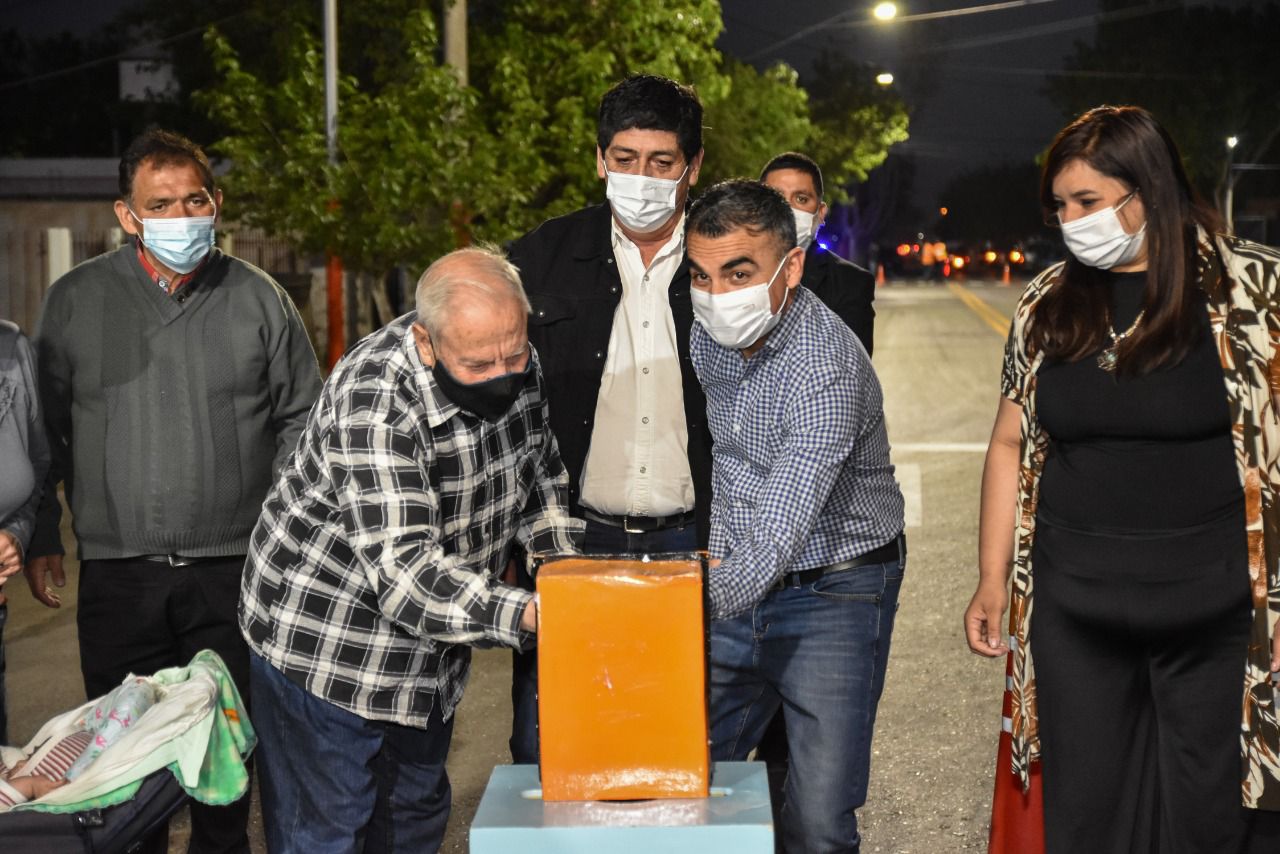 Chimbas estrenó  10 kilómetros de iluminación led