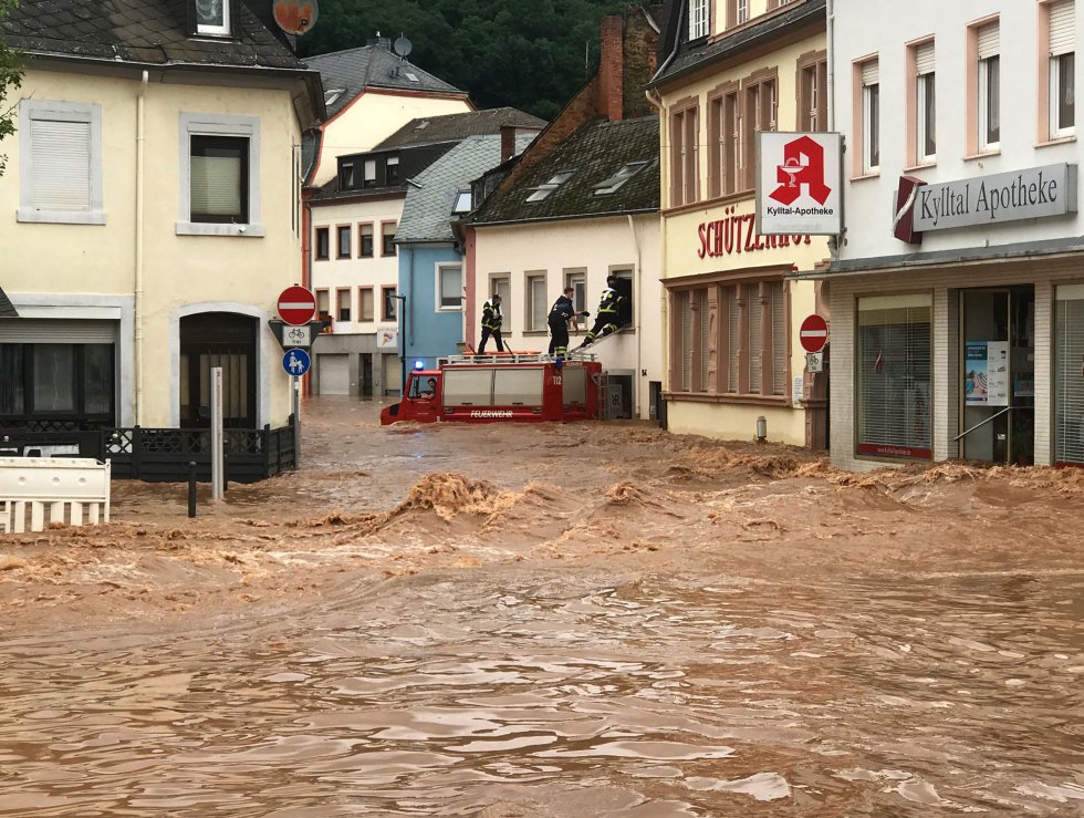  103 muertos y cerca de 1.300 desaparecidos por inundaciones en Alemania