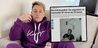 El argentino noticia por récord de auto-satisfacciones admitió que fue un invento
