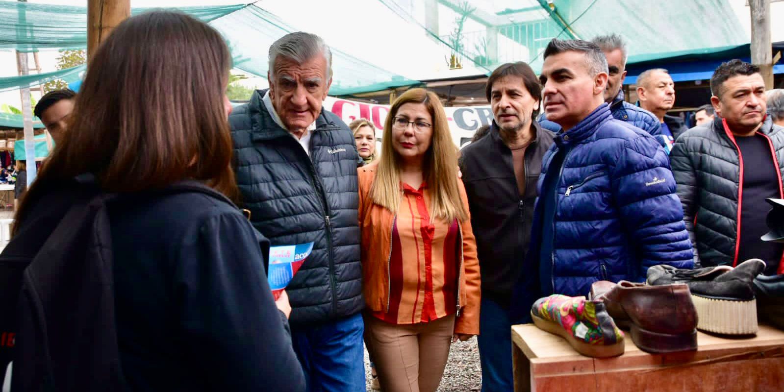 Gioja y Gramajo estuvieron en Caucete y San Martín 