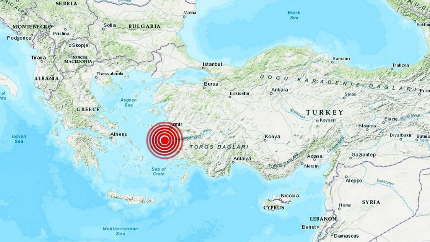 Violento terremoto de 6,9 impacta en Turquía y las islas de Grecia