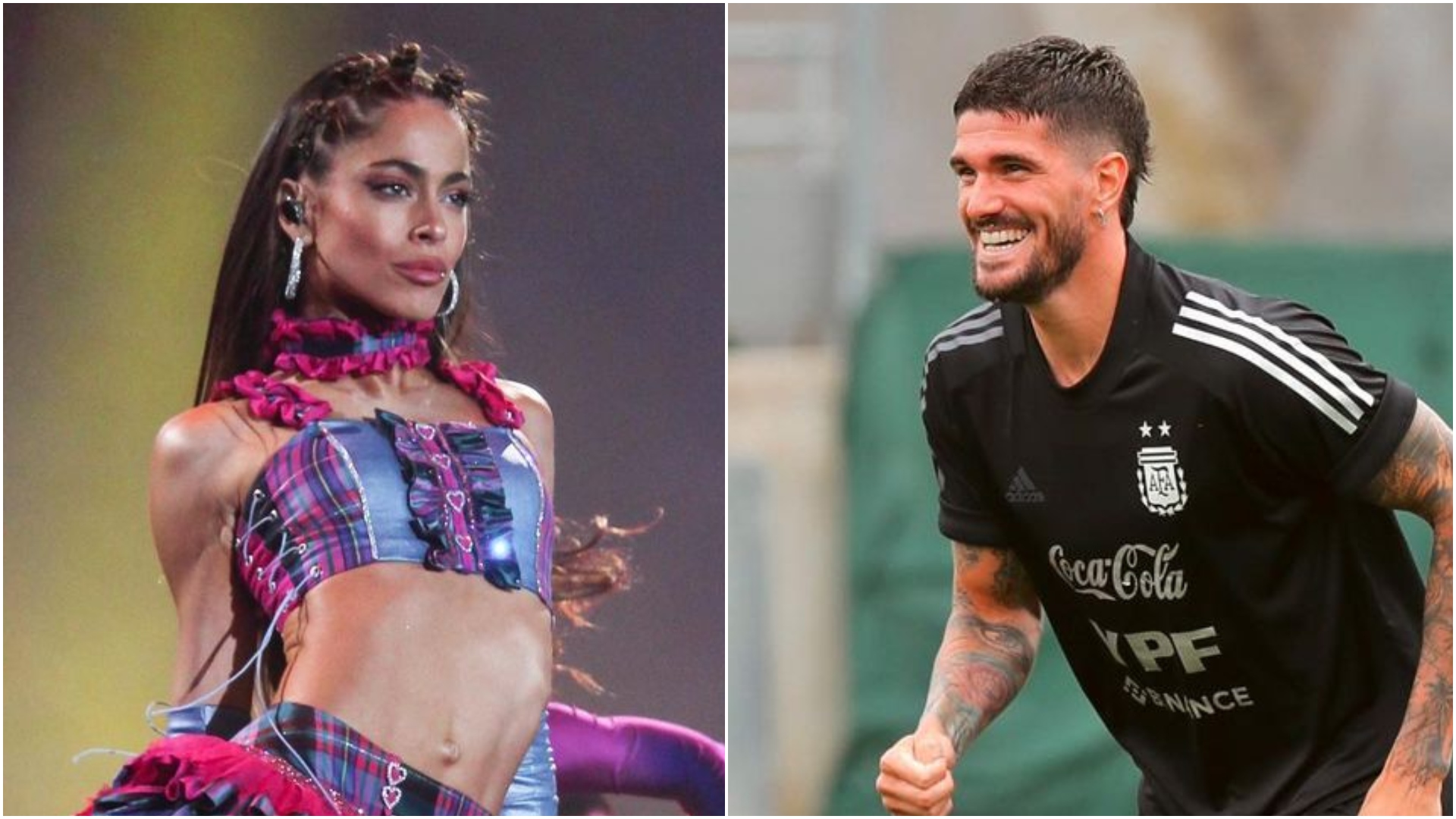 El efusivo piropo de Tini Stoessel a Rodrigo De Paul y la respuesta del futbolista