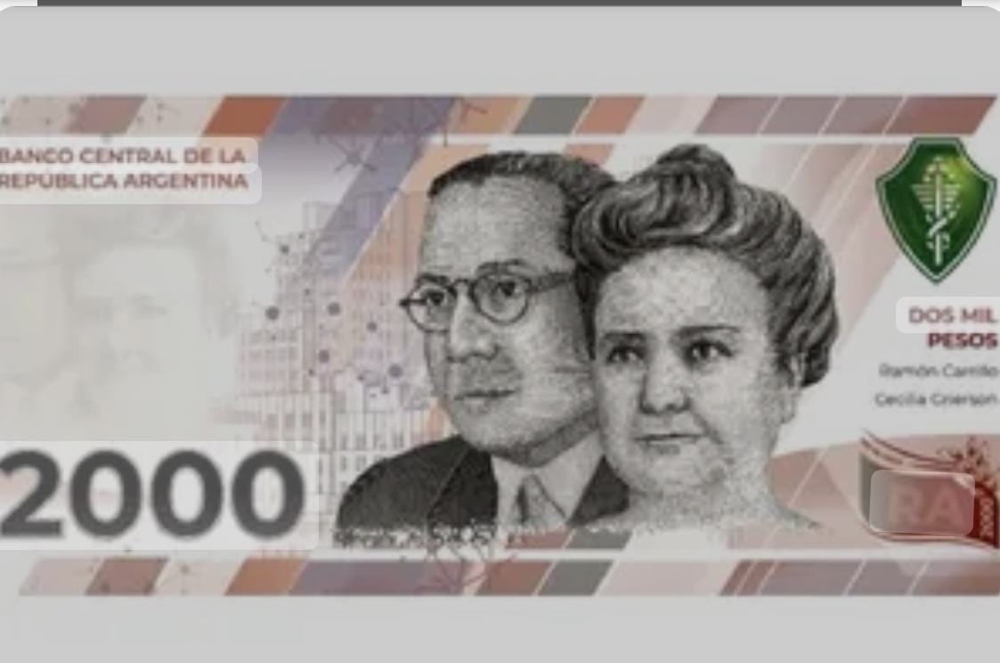 Se viene el billete de $2000 con las caras de celebridades de la salud