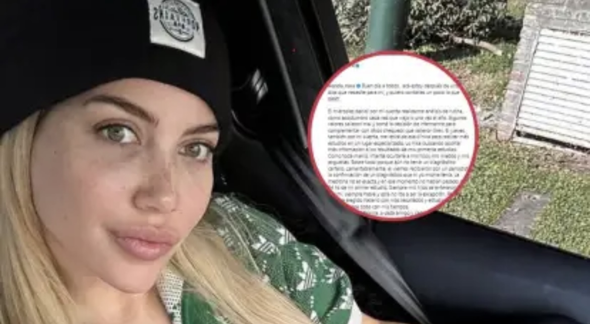 Habló Wanda Nara: el fuerte mensaje sobre su salud