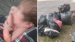 Encontraron a un bebé recién nacido en un basurero