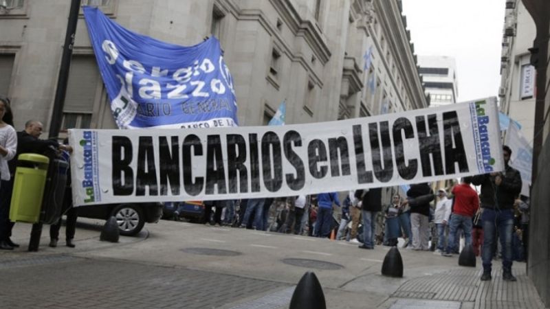 Bancarios van al paro nacional para este jueves