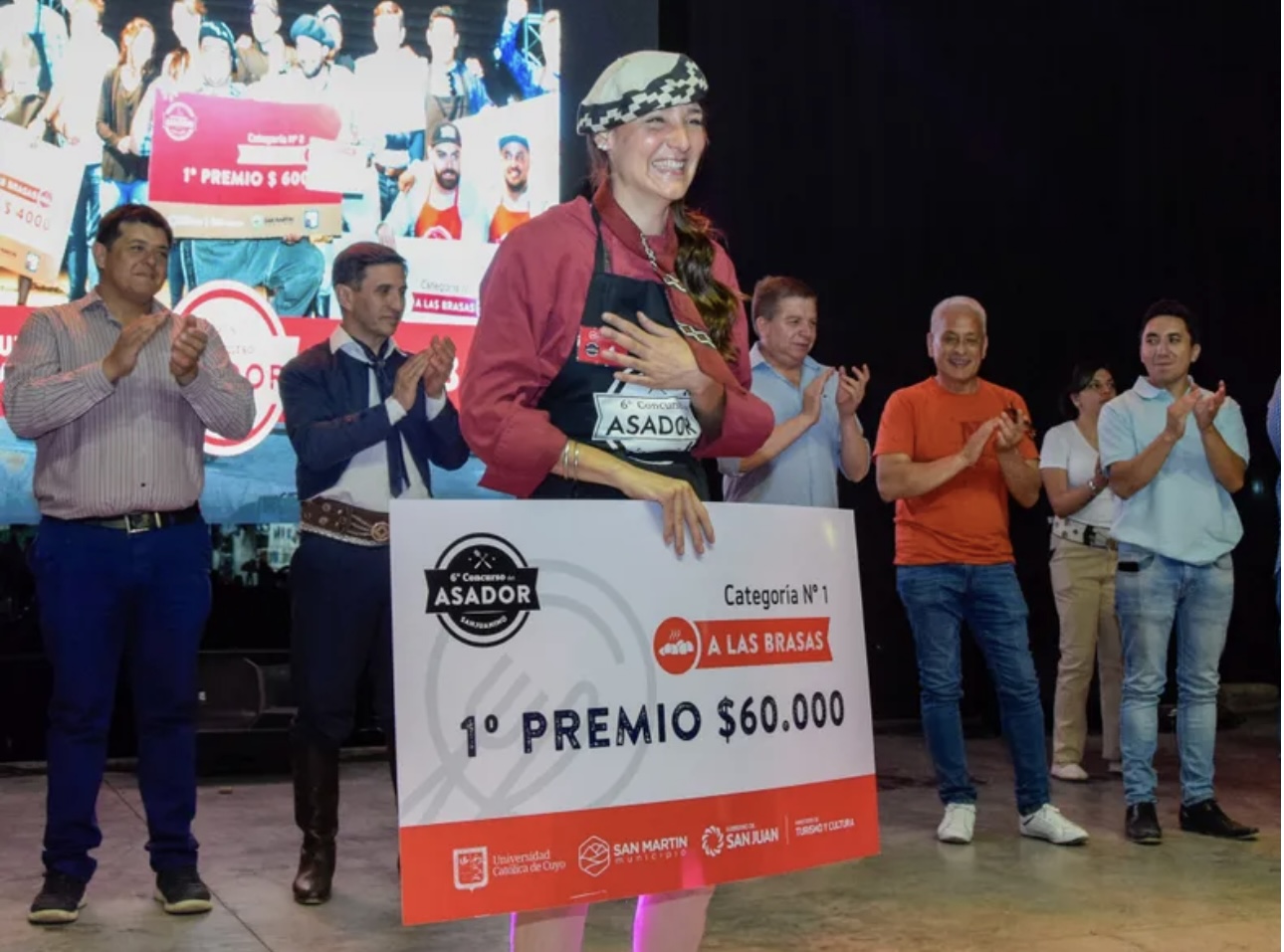 Por primera vez una sanjuanina ganó el Concurso del Mejor Asador 