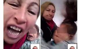 AgredÃa a su hija y la grababa para extorsionar a su ex