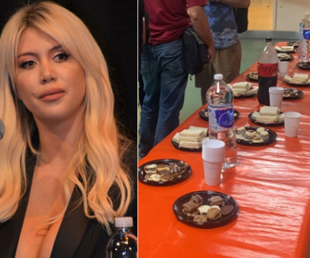 Catering low cost en el  evento organizado por Wanda Nara